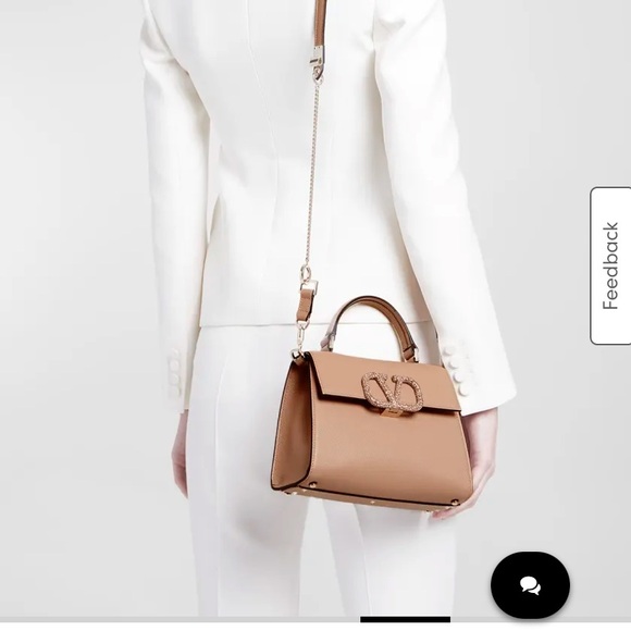 Elegant Black Satchel with Silver Logo - Picture 12 of 14